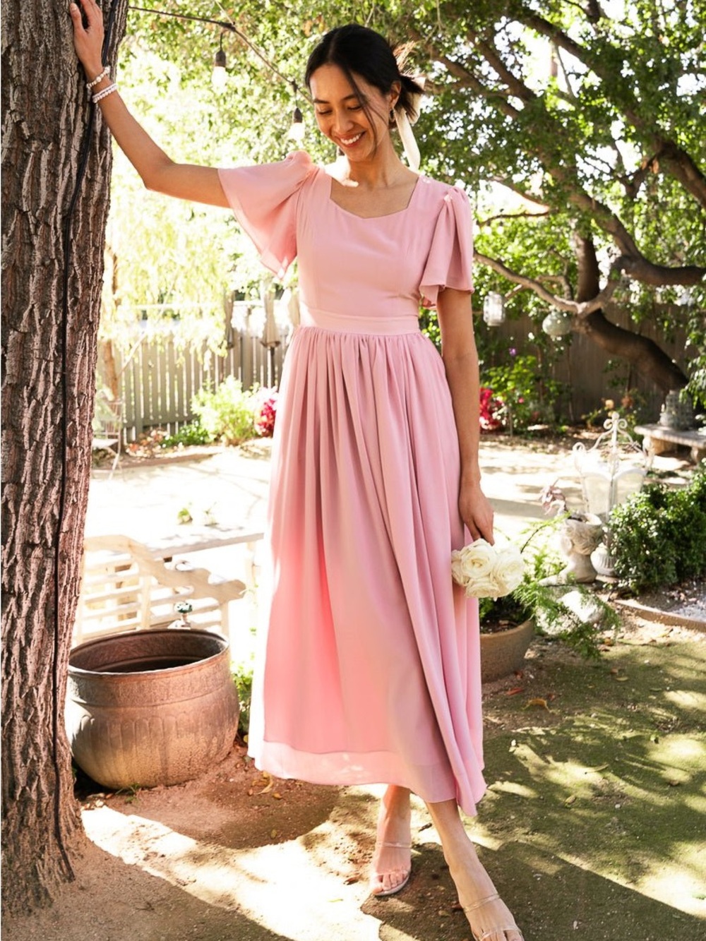 Ivy City- Abbie Dress in Blush